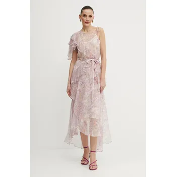 Dámské šaty Hedvábné šaty Twinset 251TS2182 fialová 04X, vel. 42