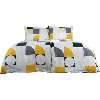 Povlečení B.E.S. - Petrovice Povlečení krep 140 × 200 cm top class - Geometries