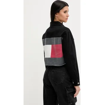 Pánská větrovka Džínová bunda Tommy Jeans DW0DW21431 černá 99X, vel. M