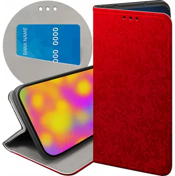 Pouzdro na mobilní telefon Flipové pouzdro Hello Case pro Samsung Galaxy J4+ červené