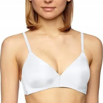 Podprsenka Triumph bílá podprsenka s polovyztuženými košíčky bez kostic Soft Sensation VEL. 85B
