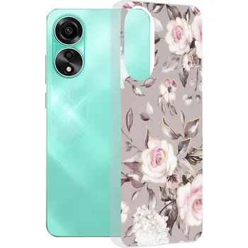 Techsuit - Marble Series - Oppo A78 4G - Bloom of Ruth Gray