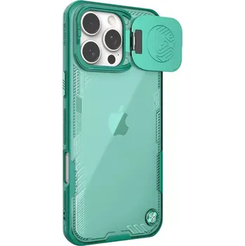 Pouzdro na mobilní telefon Nillkin - Rekvizita Iceblade (bez výřezu pro fotoaparát) - iPhone 16 Pro Max - zelená