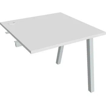 Psací stůl Stůl pracovní k řetězení US A 800 R - BÍLÁ , ŠEDÁ