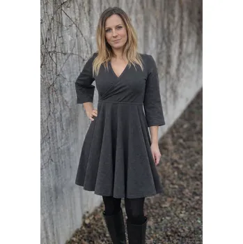 Dámské šaty Kulišárny Šaty SOFIE melange VELIKOST: 44-46