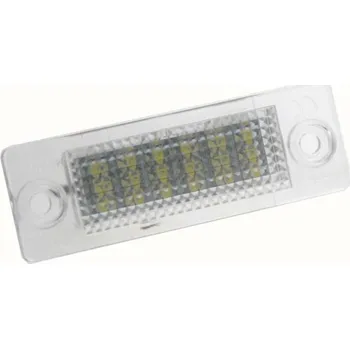 Přídavný světlomet LED osvětlení SPZ do vozu Seat, Škoda Superb 02-08, Golf Plus, Passat B5, B6, Transporter, Caddy, RZVW04