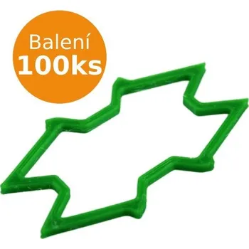 Příjem digitálního pozemního vysílání CLIPS kabelová příchytka do drážky 22-30mm, 100ks