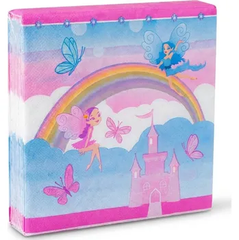 Party dekorace Papírové ubrousky Pohádka 20ks