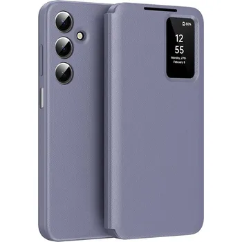 Pouzdro na mobilní telefon Flipové pouzdro Techsuit SmartView pro Samsung Galaxy A26 - Fialové