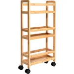 Pojízdný bambusový regál Inaki 75 x 36…