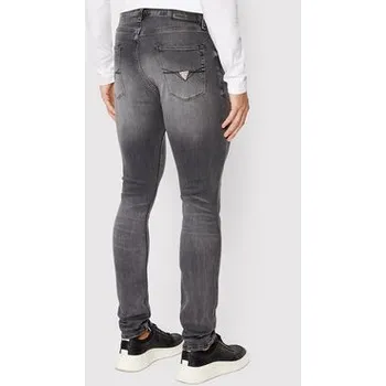 Pánské džíny Guess Jeansy Chris M2YA27 D4Q52 Šedá Super Skinny Fit 31_30