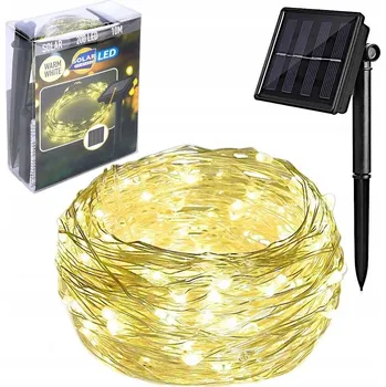 Vánoční dekorace Solární Zahradní Světla Venkovní Dekorativní LED 200 x 12 m