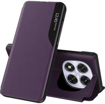 Pouzdro na mobilní telefon Flipové pouzdro Techsuit eFold pro Xiaomi Redmi Note 14 Pro 5G - Fialové