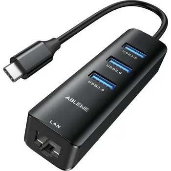 USB hub USB C adaptér Ablewe Ethernet Adapter