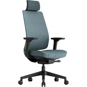 Kancelářská židle - K50 Black - Světle modrá
