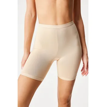 Kalhotky Jadea Kalhotky Beatrice s dlouhou nohavičkou pudrová XL