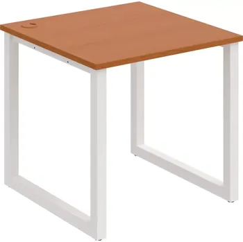 Psací stůl Kancelářský stůl US O 800 - TŘEŠEŇ , BÍLÁ