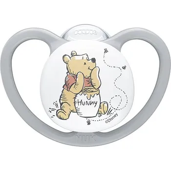 NUK Perfect Match Air Disney Medvídek Pú Grey 6-18 m, 1 ks