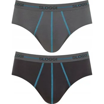 Slipy 2 x Pánské Slipy sloggi Start Midi C2P M