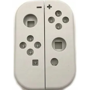Herní konzole Welovegames Bílý kryt s vnitřním rámečkem pro Joy-Con ovladače Nintendo Switch (OLED)