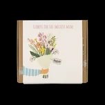 Blossombs Semínkové bomby - Dárková sada střední "Pro nejlepší maminku"- Kytice (9 ks) - potěší vás i přírodu