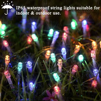 LED páska X-SITE LED světelný solární řetěz ZD-007 20m barevný