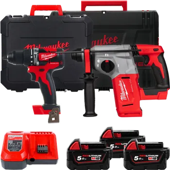 Sada nářadí MILWAUKEE M18PP2PA-503X M18 FUEL Sada nářadí, 3x 5,0 Ah 4933479531