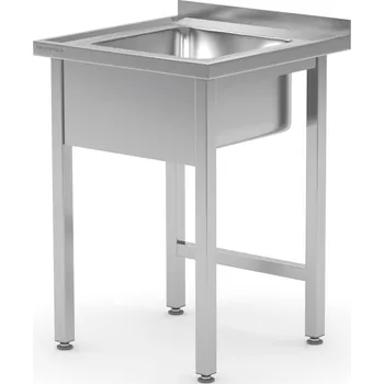 Jídelní stůl TECHNICA Stůl s jedním umyvadlem bez police 700x700x850 mm | TECHNICA, 2127070