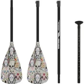 Pádlo RIDEWAVE Landslide Combo 4-dílné s karbonovým shaftem nastavitelné pro paddleboard i kajak