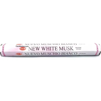 Čajovna Vonné tyčinky NEW WHITE MUSK 20 KS HEM