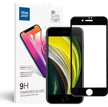 Telefonní příslušenství Blue Star ochranné sklo na displej Apple Iphone 7/8/SE 2020 , 5D Full Cover s rámečkem , černé