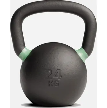 CORENGTH Kettlebell na kruhový trénink a posilování řada Pro 24 kg BEZBARVÁ|ČERNÁ