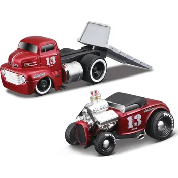 autíčko Maisto - Muscle Transports - 1950 Ford COE Flatbed Ford Roadster, 1:64