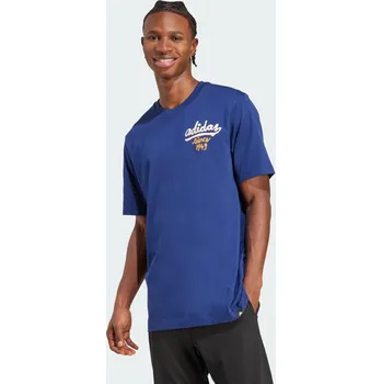 Pánské tričko ADIDAS Tričko Food Sauce Graphic Tee XS MODRÁ