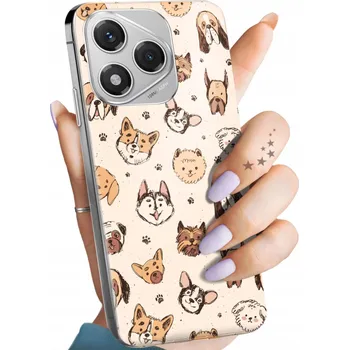 Pouzdro na mobilní telefon Zadní Kryt Hello Case pro Honor 400 Lite béžový