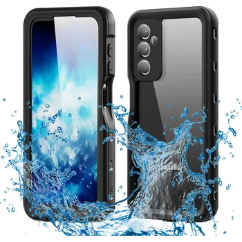 Pouzdro na mobilní telefon ShellBox - Vodotěsné pouzdro IP68 - Samsung Galaxy A25 5G - černé