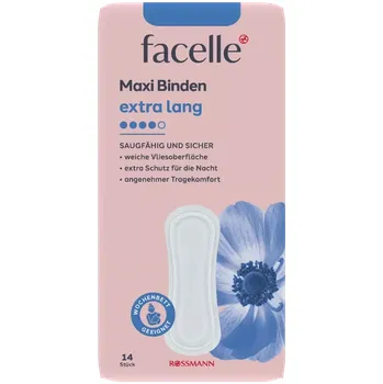 Menstruační vložka facelle Hygienické vložky Maxi Extra Long Night 14 ks