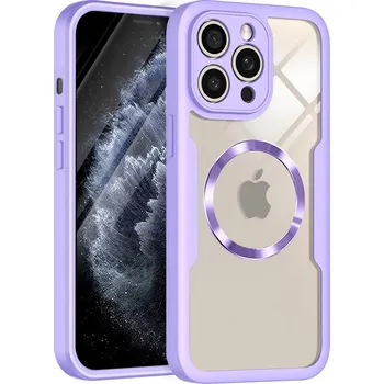 Pouzdro na mobilní telefon Techsuit - ColorVerse 360 MagSafe Series + ochrana displeje - iPhone 11 Pro - fialová