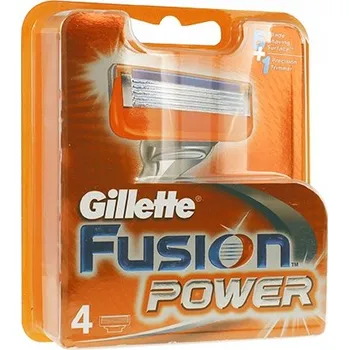 Příslušenství k holicímu strojku Náhradní hlavice do holicího strojku Gillette Fusion Power, 4 kusy