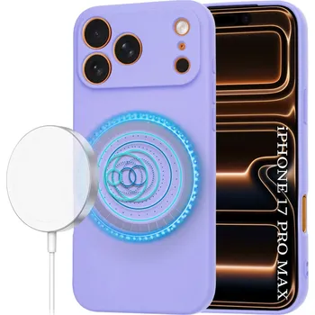Pouzdro na mobilní telefon Techsuit - SoftFlex MagSafe - iPhone 17 Pro Max - světle fialový