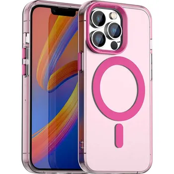 Pouzdro na mobilní telefon Techsuit - CandyCase MagSafe - iPhone 12 Pro Max - růžový