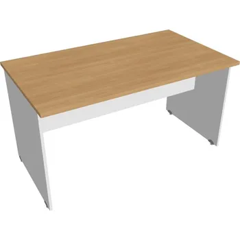 Psací stůl Stůl Jednací GJ 1400 - DUB , BÍLÁ