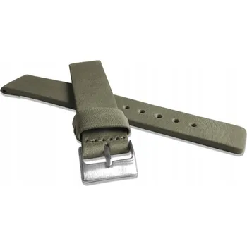 Řemínek na hodinky Řemínek LAVVU Plain LSCUG18 - Olivový - 18 mm