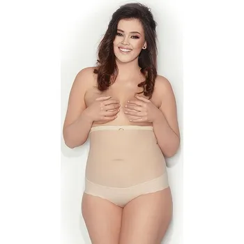 Stahovací kalhotky Rozepínací stahovací kalhotky Glam Plus béžové XL