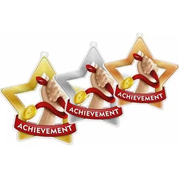 Poháry Bauer Akrylátová medaile MDASTARM45