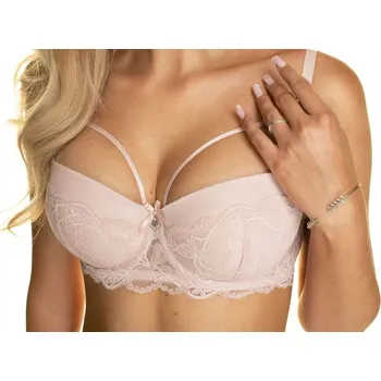 Podprsenka Konrad podprsenka bardotka, balkonetka růžová velikost 90C