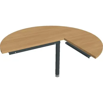 Psací stůl Stůl jednací levý - CP 22 L N - DUB , ČERNÁ Ral 9005