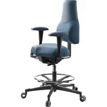 Jídelní židle Standi Univerzální zdravotní židle - Standi HX58-CX16 Cobalt , S PODRUČKAMI , Zvýšená výška sedu 57-77cm