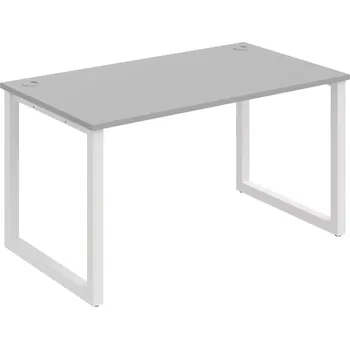 Psací stůl Kancelářský stůl US O 1400 - ŠEDÁ , BÍLÁ