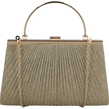 Kabelka Luxusní dámské psaníčko MOON Dominica, zlaté